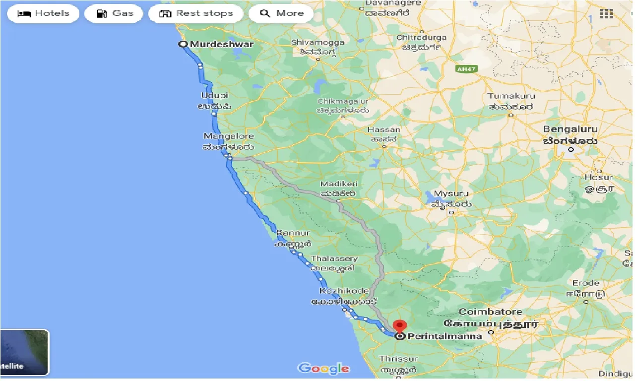 murdeshwar-to-perintalmanna-one-way
