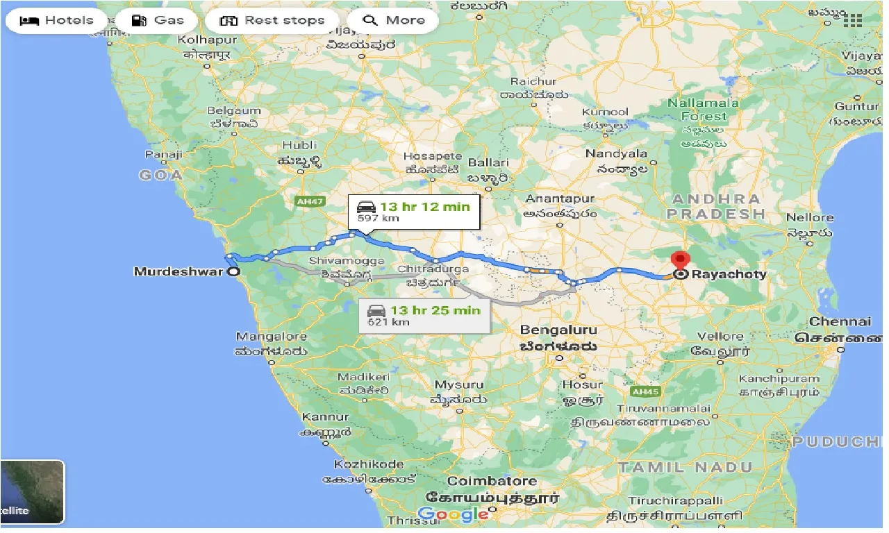 murdeshwar-to-rayachoty-one-way