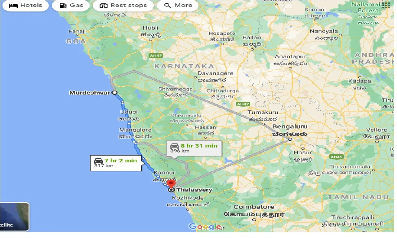 murdeshwar-to-thalassery-one-way