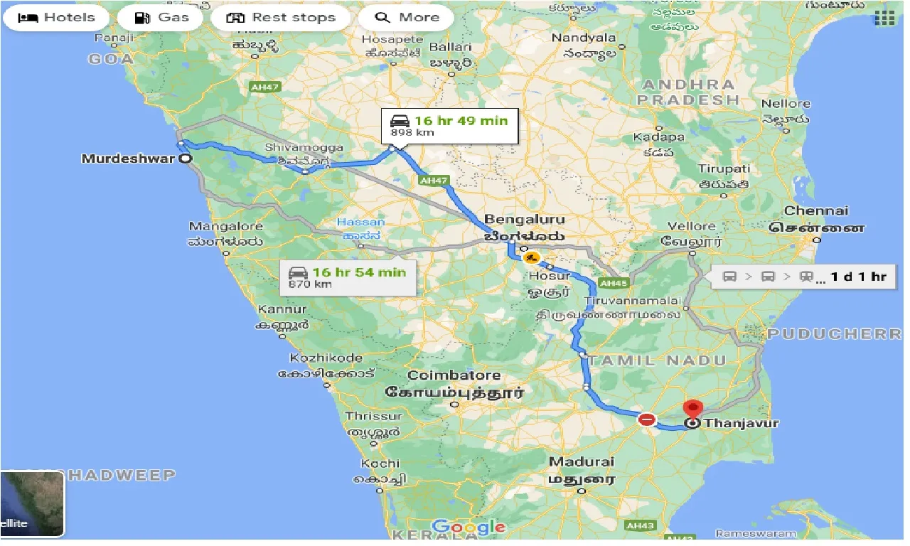 murdeshwar-to-thanjavur-one-way