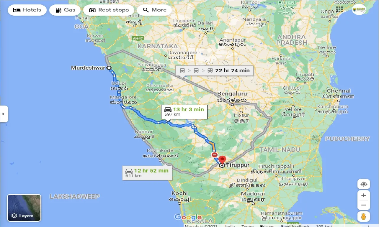 murdeshwar-to-tirupur-one-way