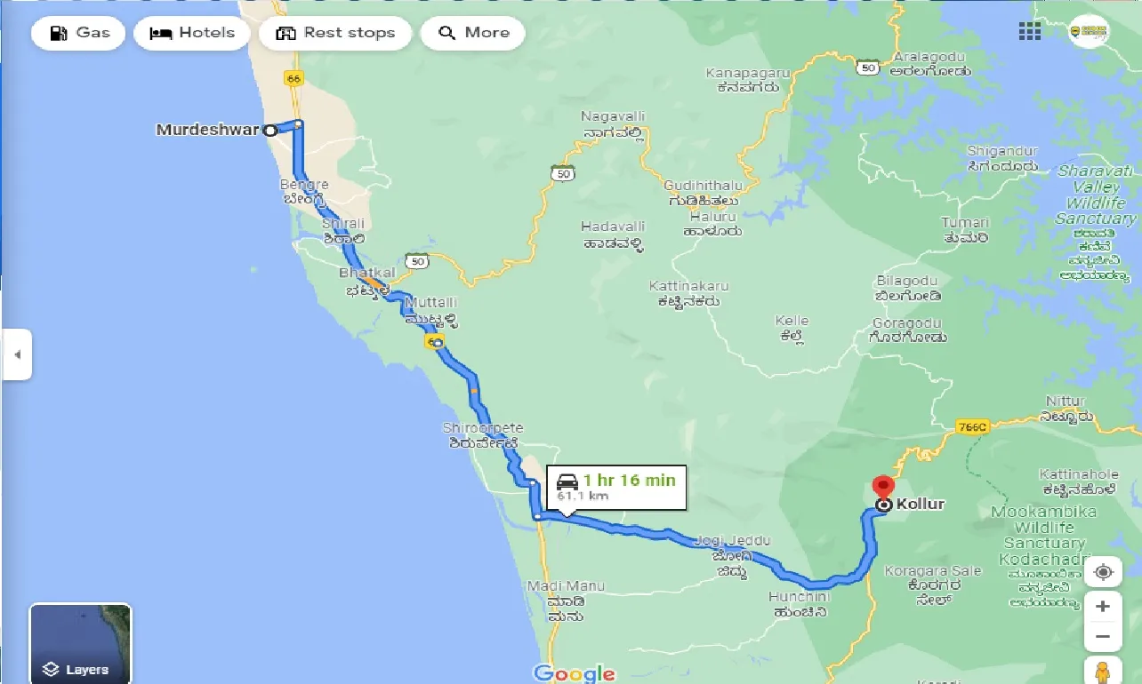 murudeshwar-to-kollur-one-way