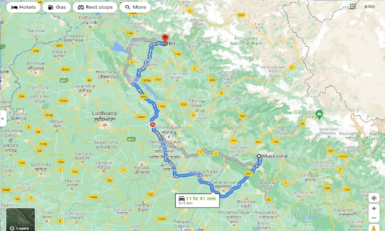 mussoorie-to-bir-one-way
