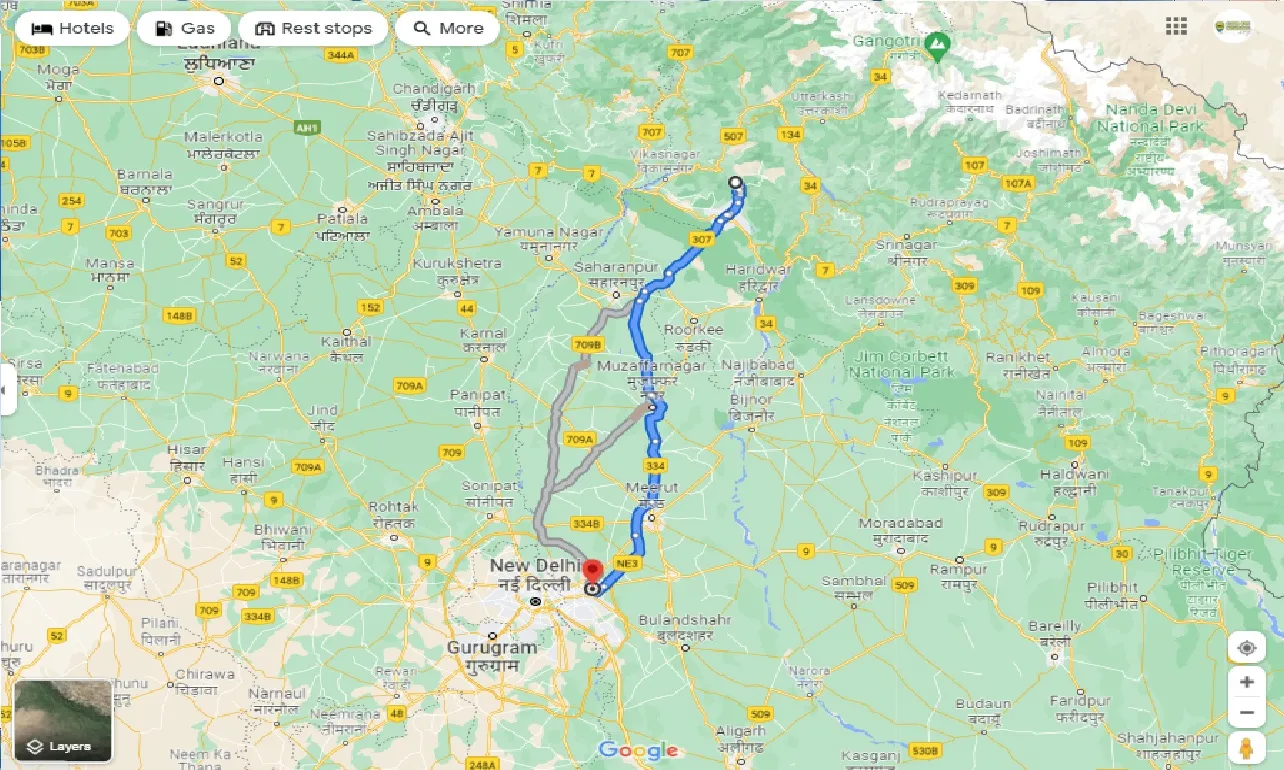 mussoorie-to-ghaziabad-one-way