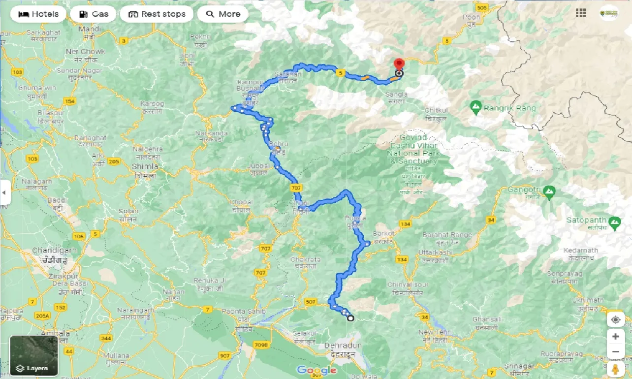 mussoorie-to-kalpa-one-way