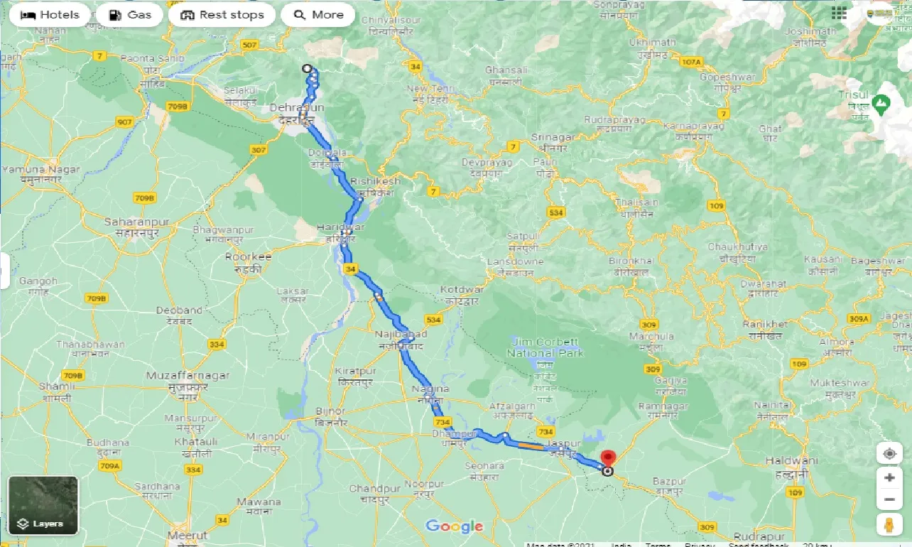 mussoorie-to-kashipur-one-way