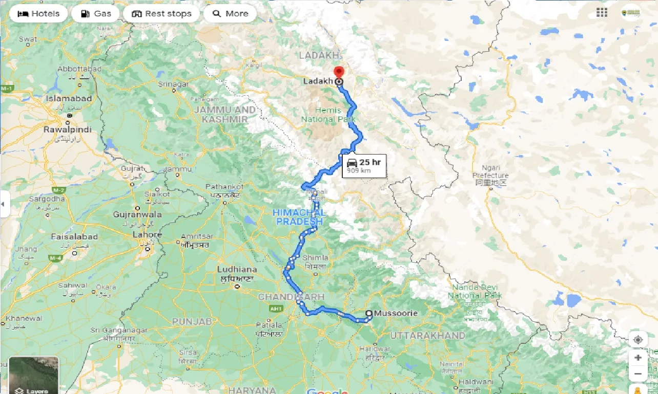 mussoorie-to-ladakh-one-way