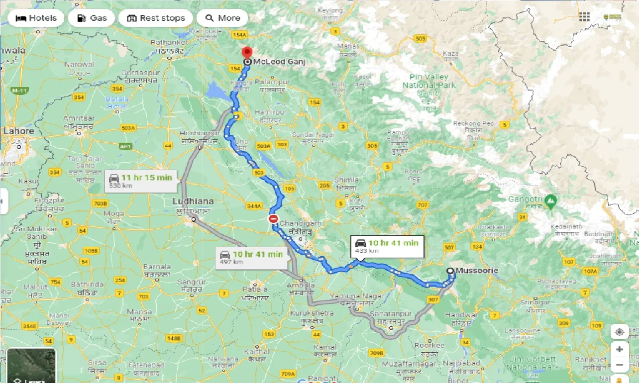 mussoorie-to-mcleodganj-one-way