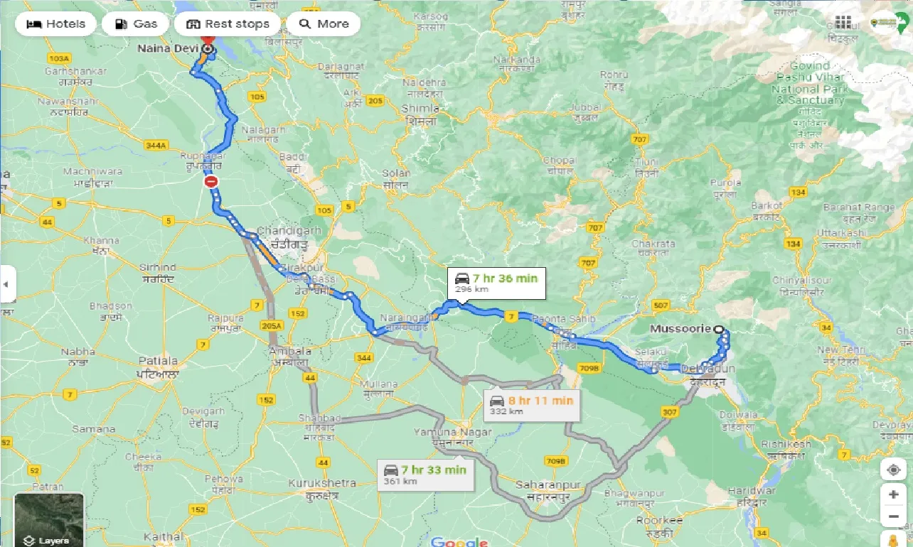 mussoorie-to-naina-devi-one-way