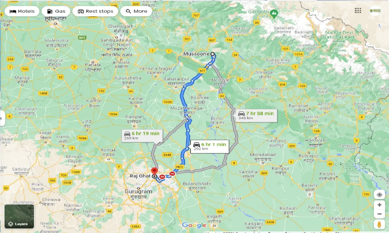 mussoorie-to-rajghat-one-way