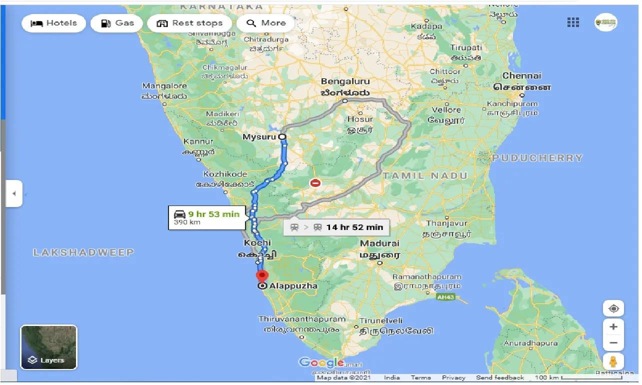 mysore-to-alleppey-outstation
