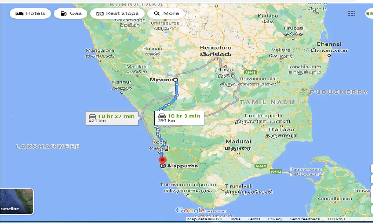 mysore-to-alleppey-taxi