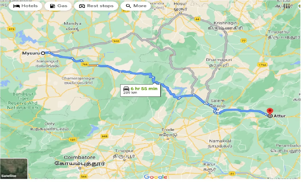 mysore-to-attur-taxi