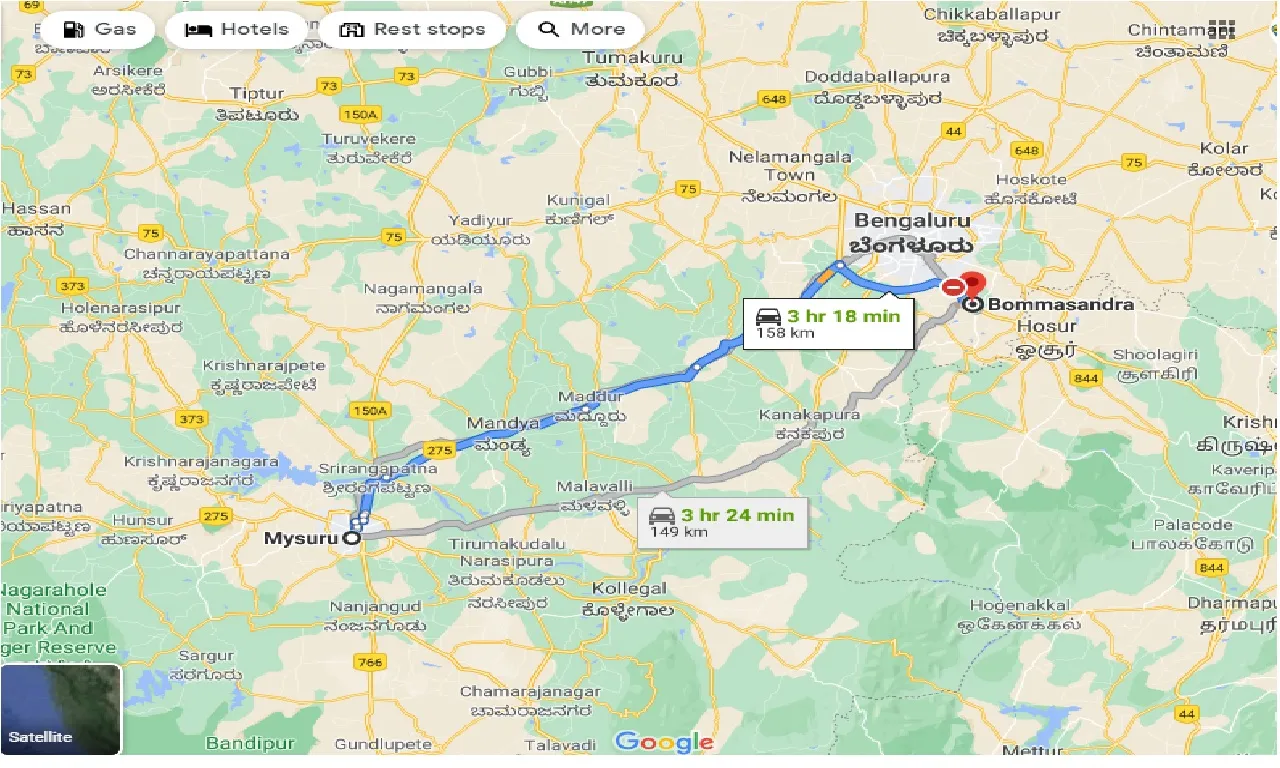 mysore-to-bommasandra-one-way
