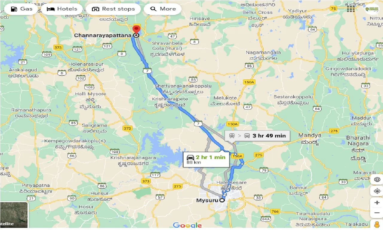 mysore-to-channarayapattana-taxi