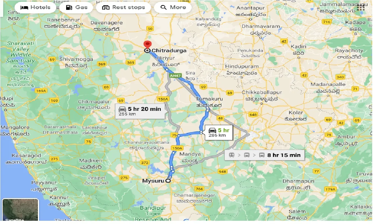 mysore-to-chitradurga-taxi