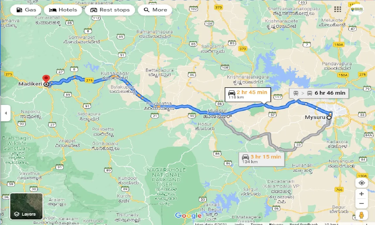 mysore-to-coorg-round-trip