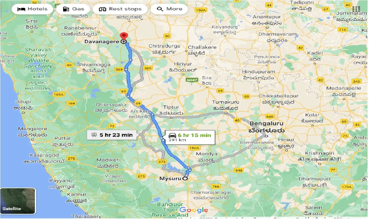 mysore-to-davanagere-taxi