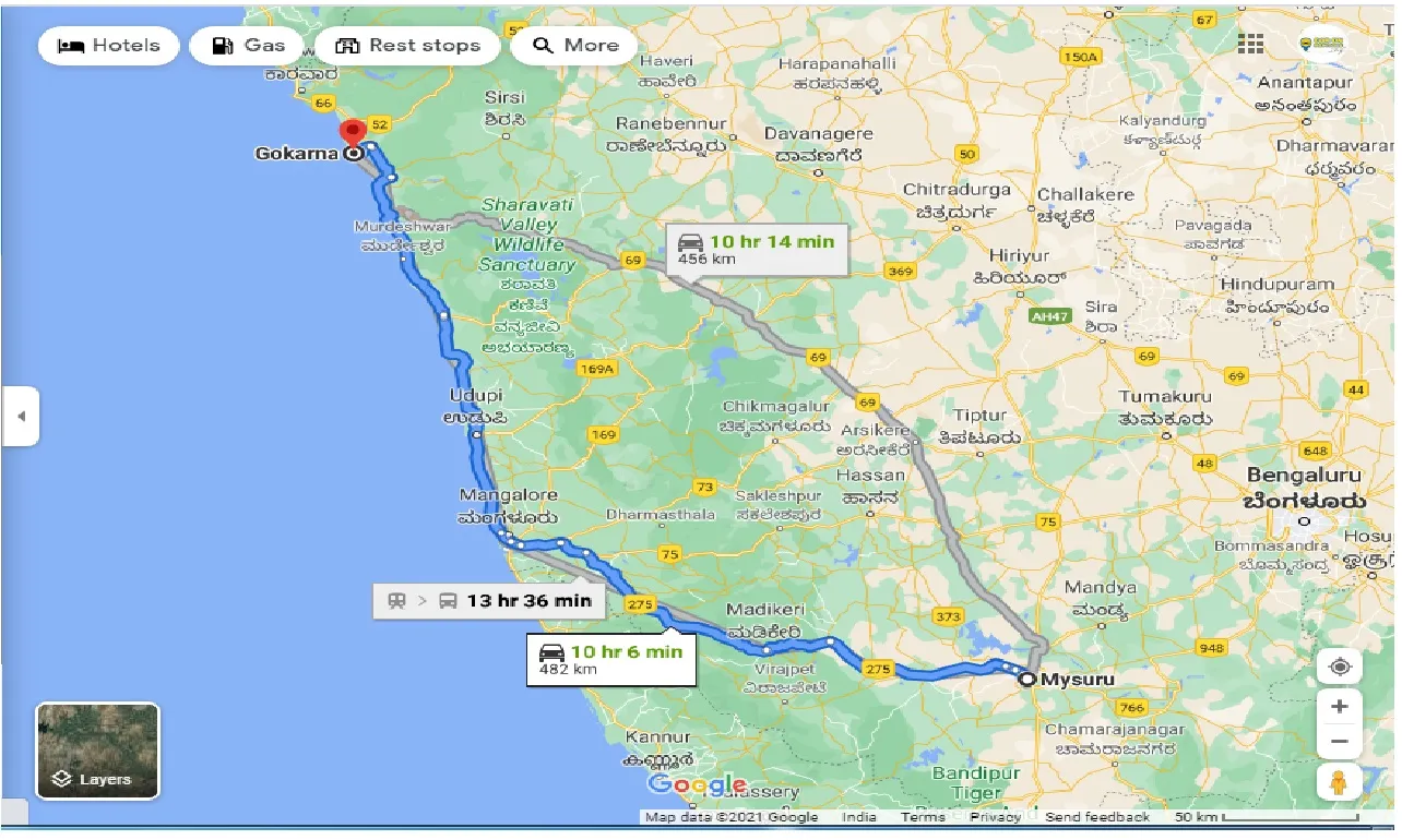 mysore-to-gokarna-round-trip