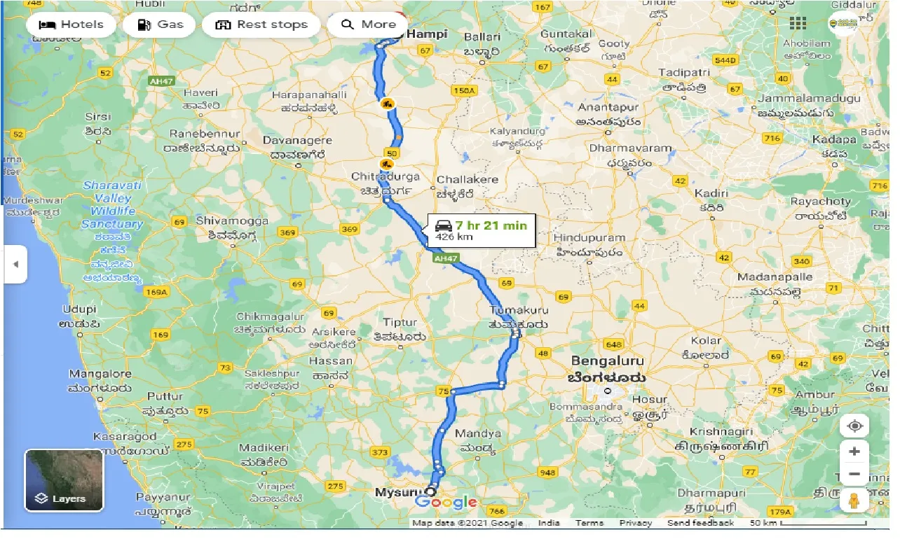 mysore-to-hampi-round-trip