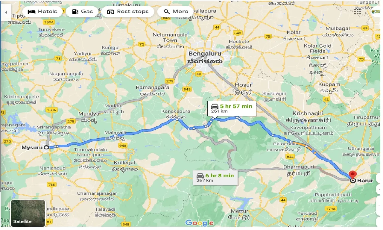 mysore-to-harur-one-way