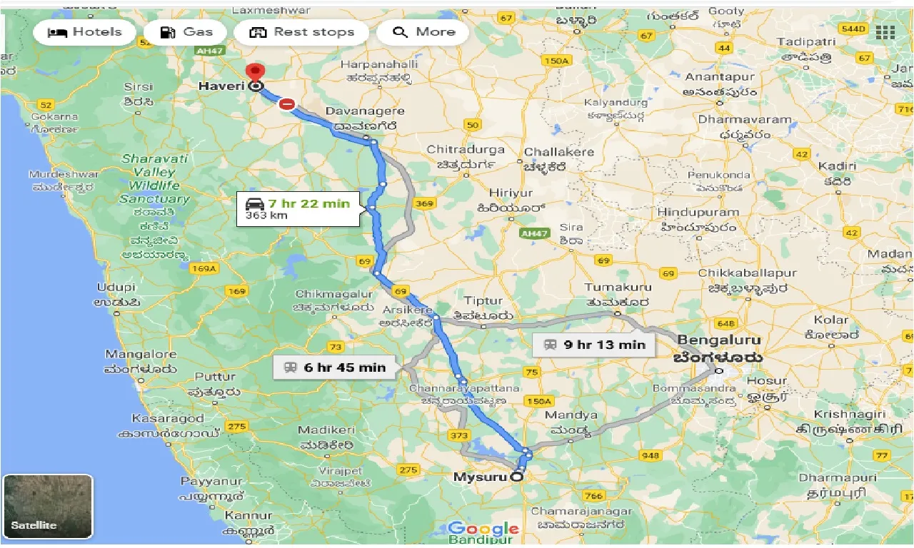 mysore-to-haveri-taxi