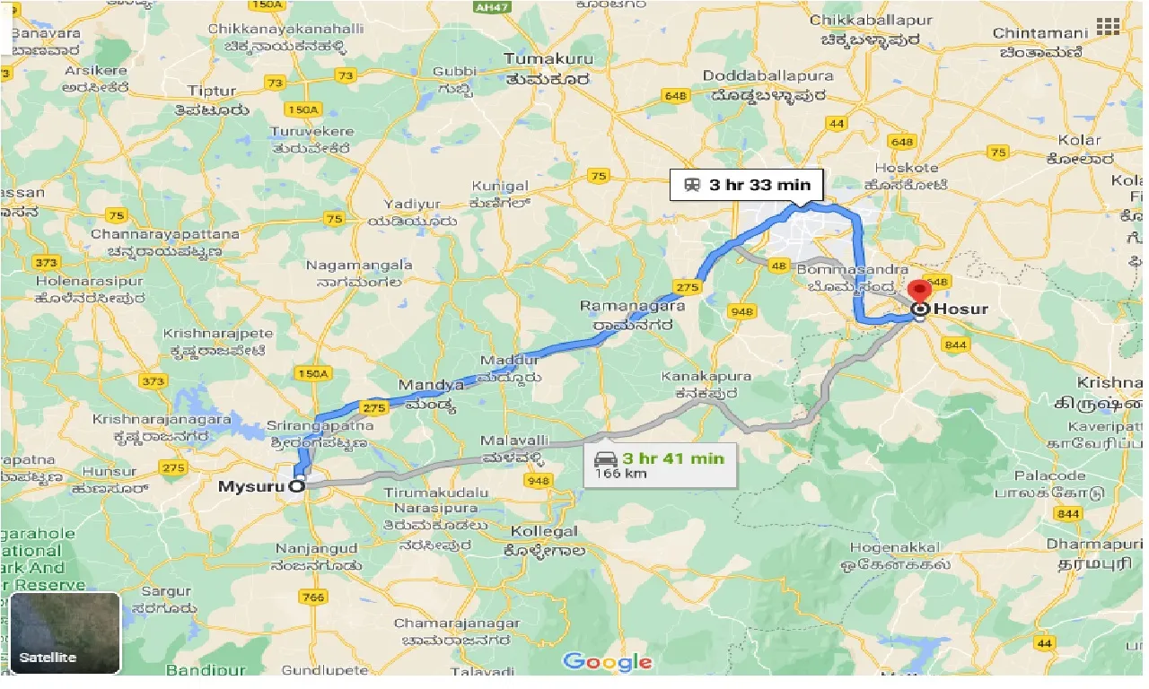 mysore-to-hosur-taxi