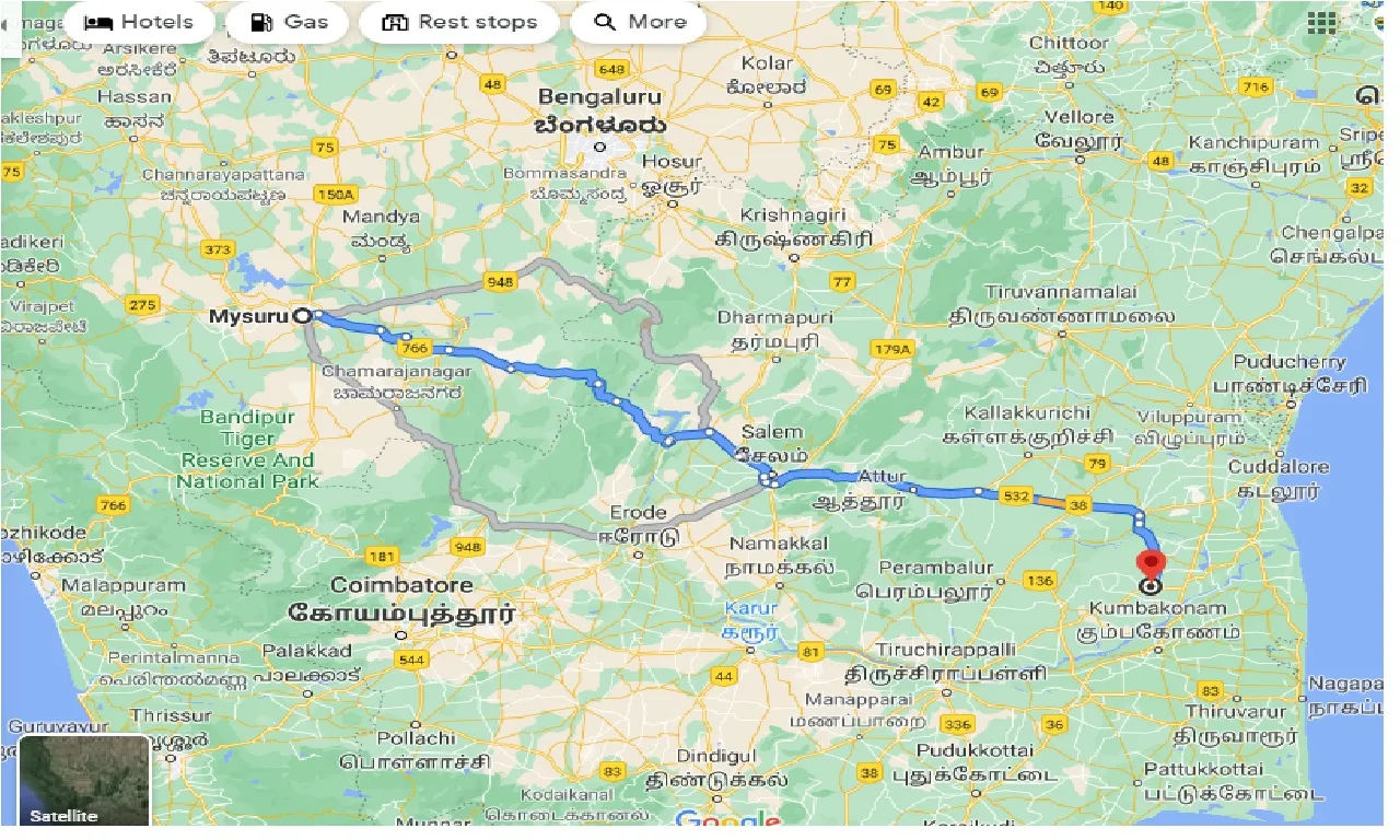 mysore-to-jayankondam-taxi