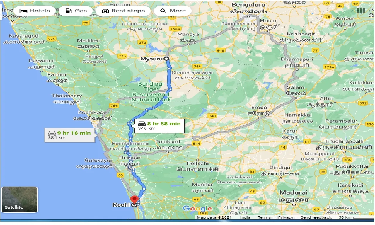 mysore-to-kochi-taxi