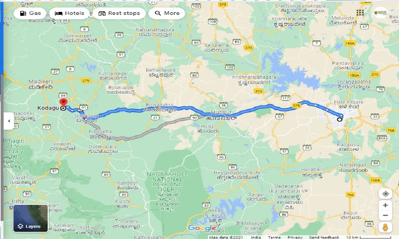 mysore-to-kodagu-round-trip