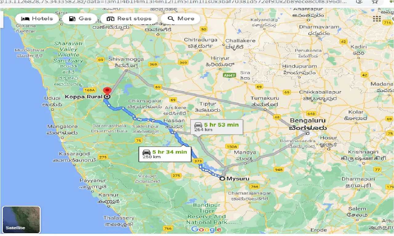 mysore-to-koppa-rural-taxi