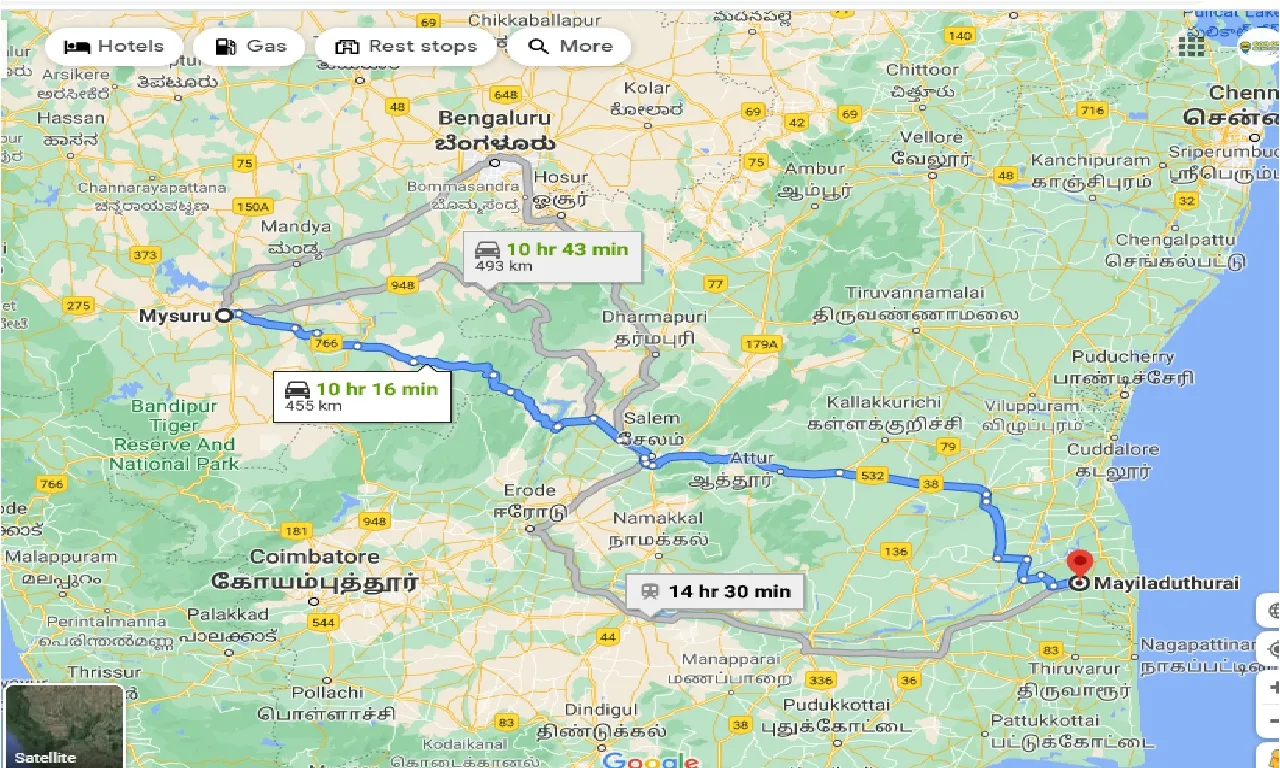 mysore-to-mayiladuthurai-one-way