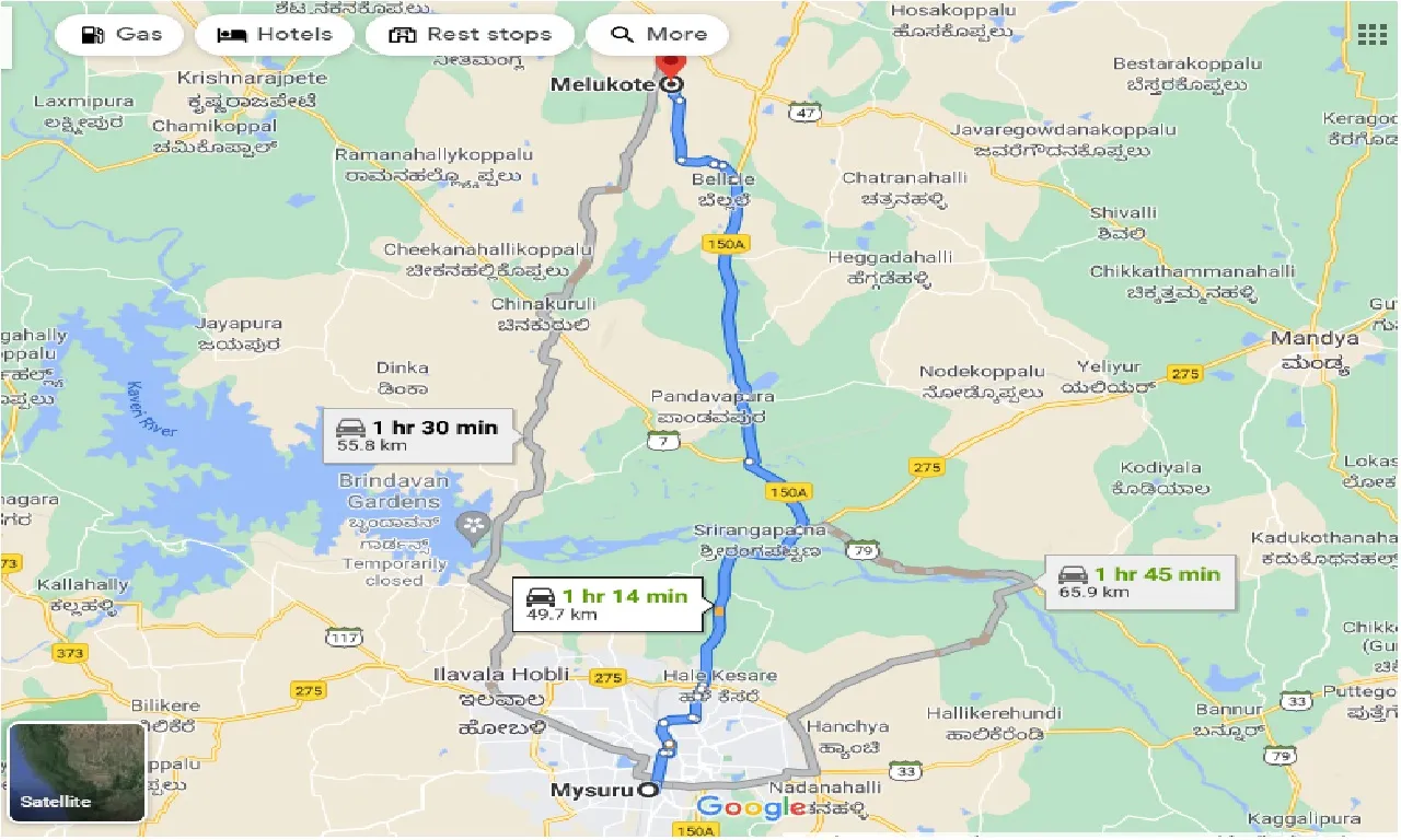 mysore-to-melukote-taxi