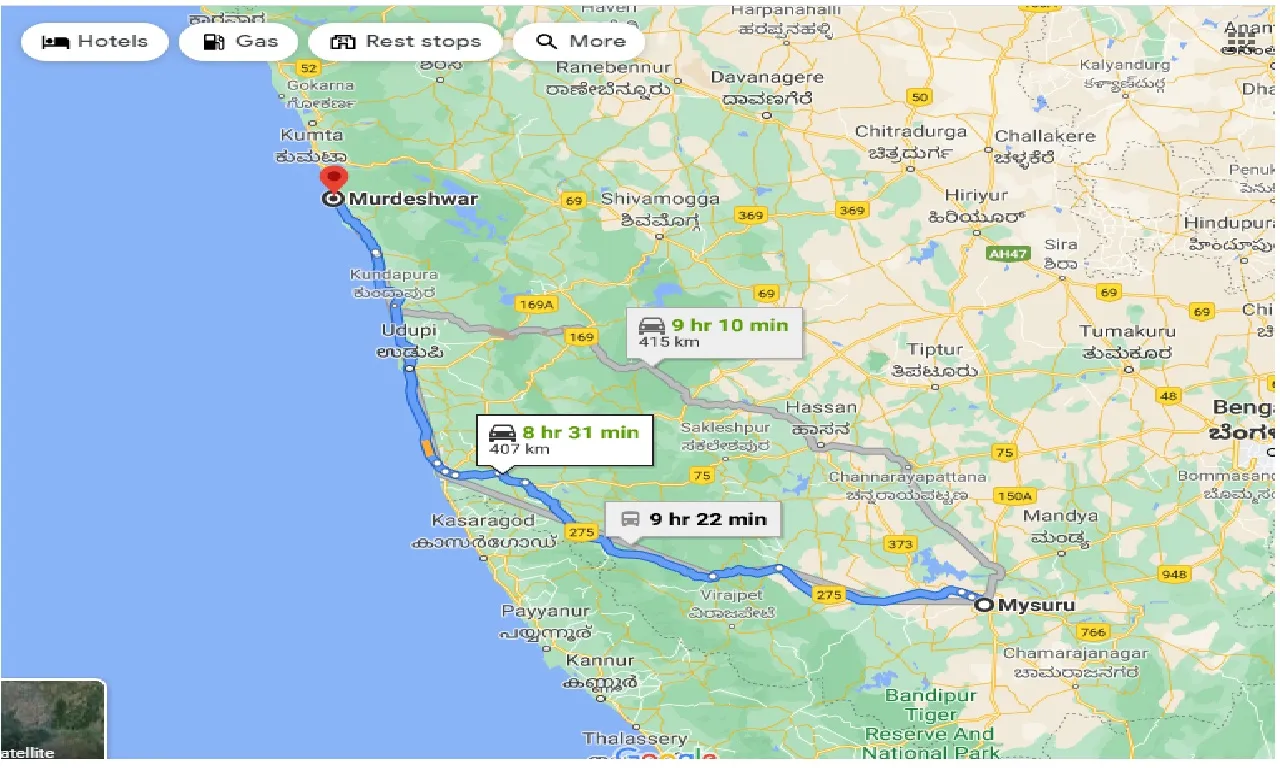 mysore-to-murdeshwar-taxi
