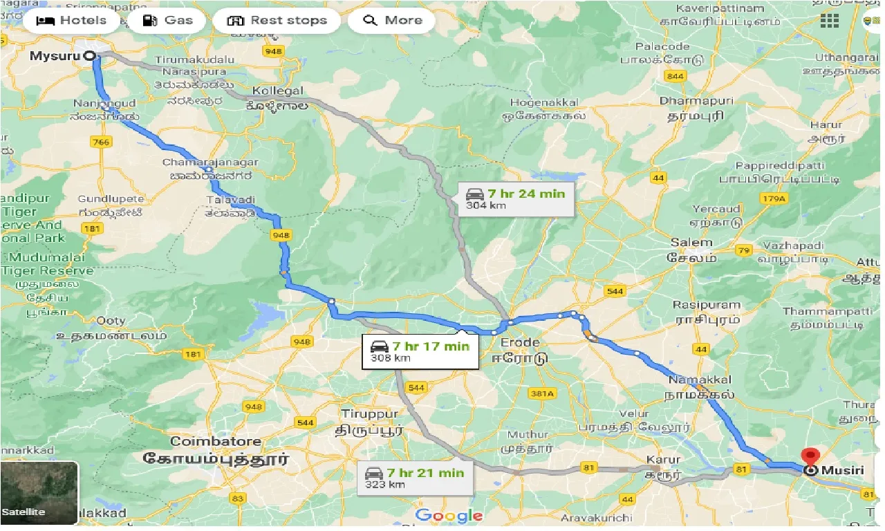 mysore-to-musiri-taxi