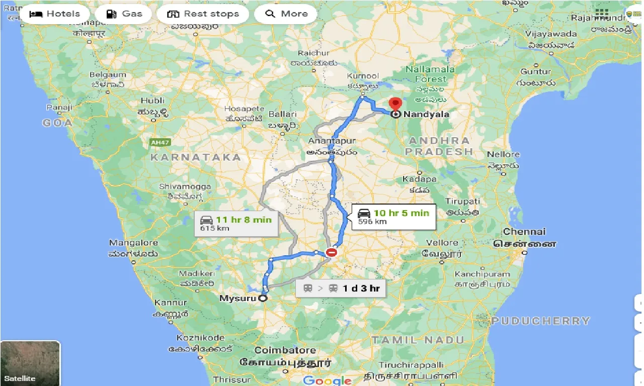 mysore-to-nandyala-one-way
