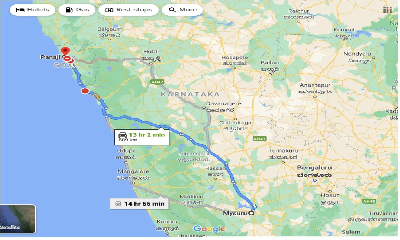 mysore-to-panaji-taxi