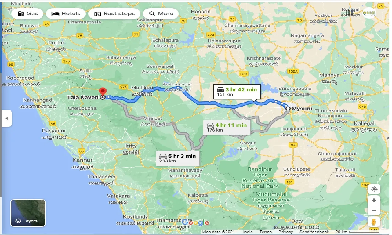 mysore-to-talacauvery-round-trip