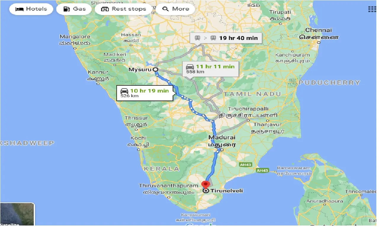 mysore-to-tirunelveli-one-way