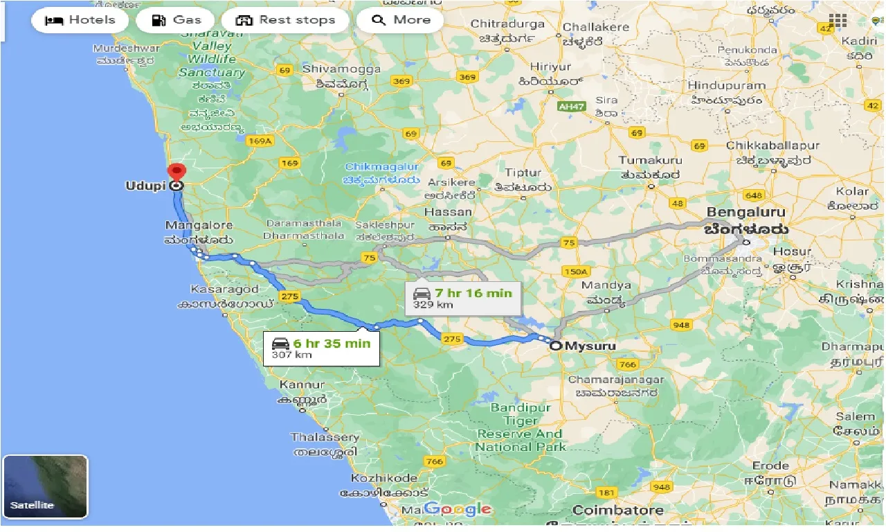 mysore-to-udupi-taxi
