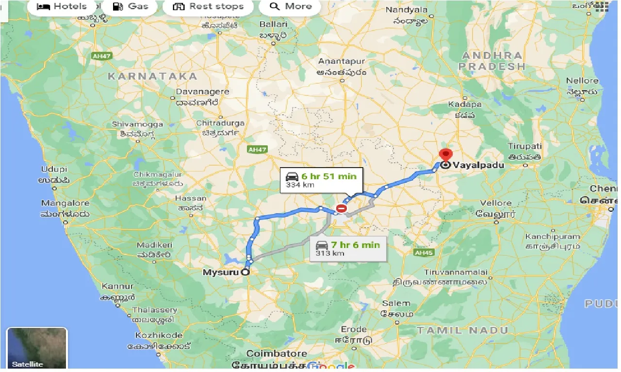 mysore-to-vayalpadu-taxi