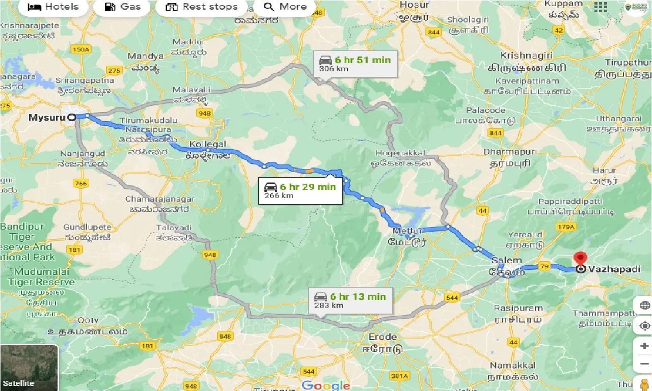 mysore-to-vazhapadi-one-way