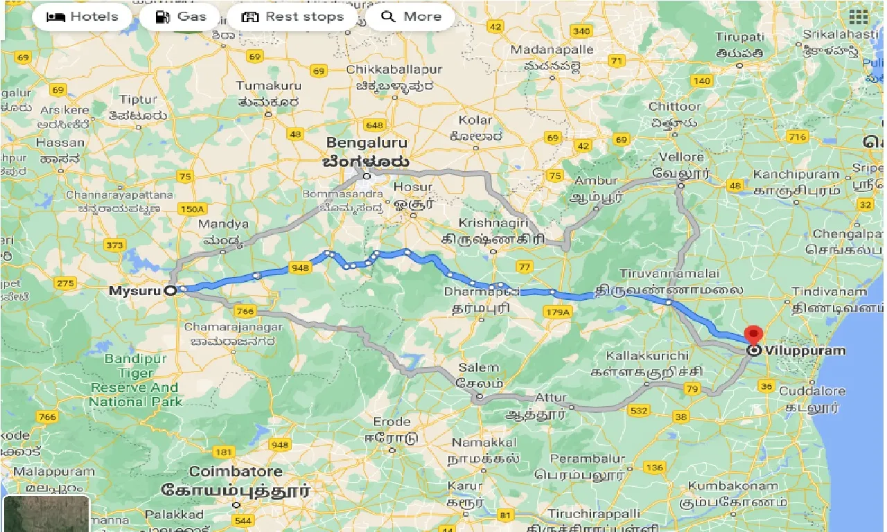 mysore-to-viluppuram-one-way