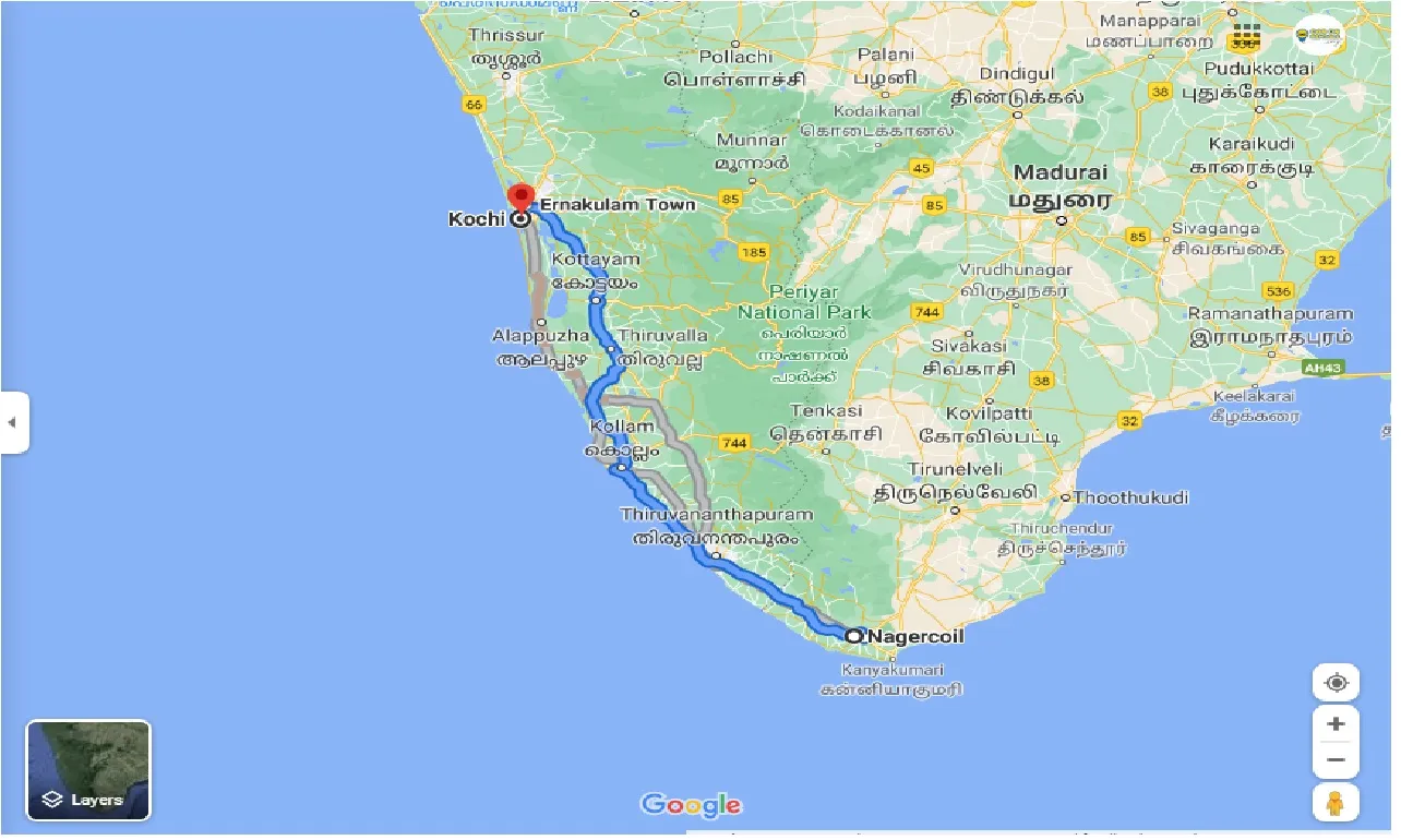 nagercoil-to-cochin-round-trip