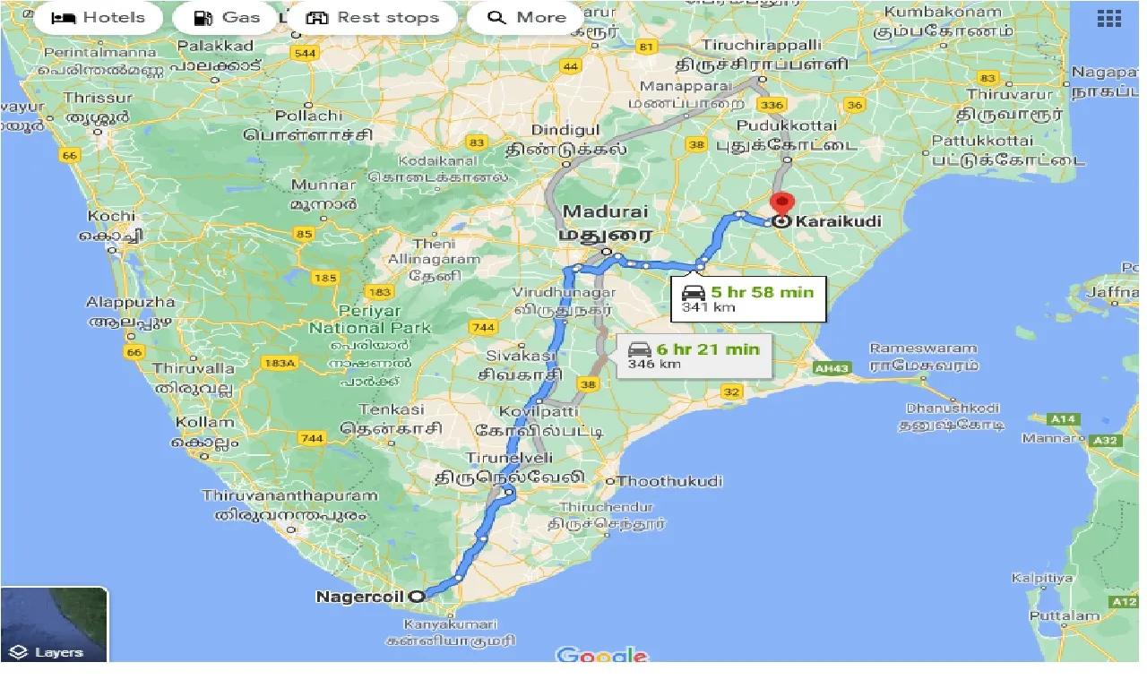 nagercoil-to-karaikudi-one-way