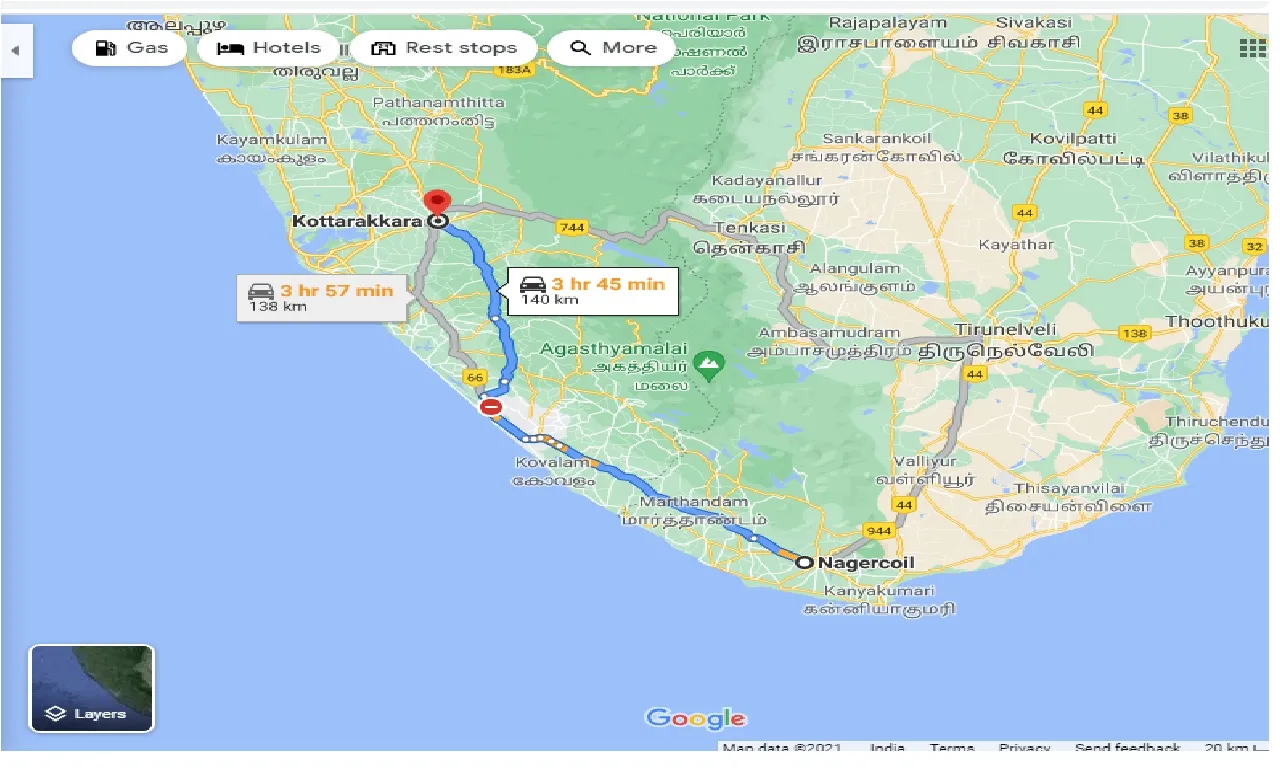 nagercoil-to-kottarakkara-one-way