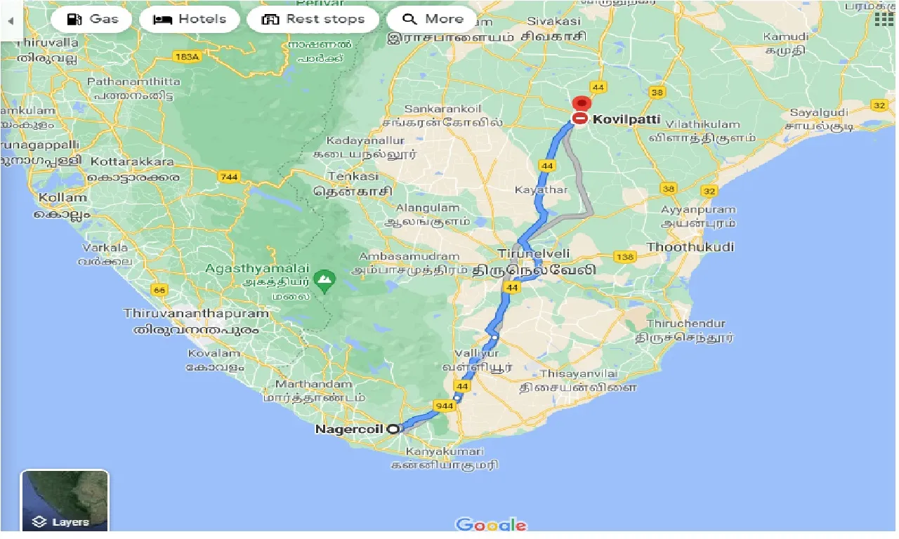 nagercoil-to-kovilpatti-one-way