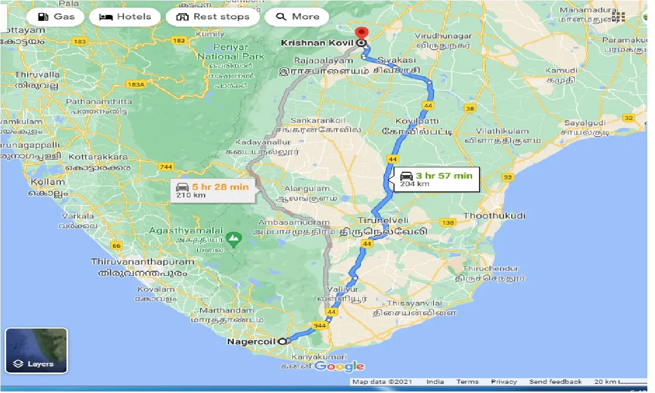 nagercoil-to-krishnan-kovil-taxi