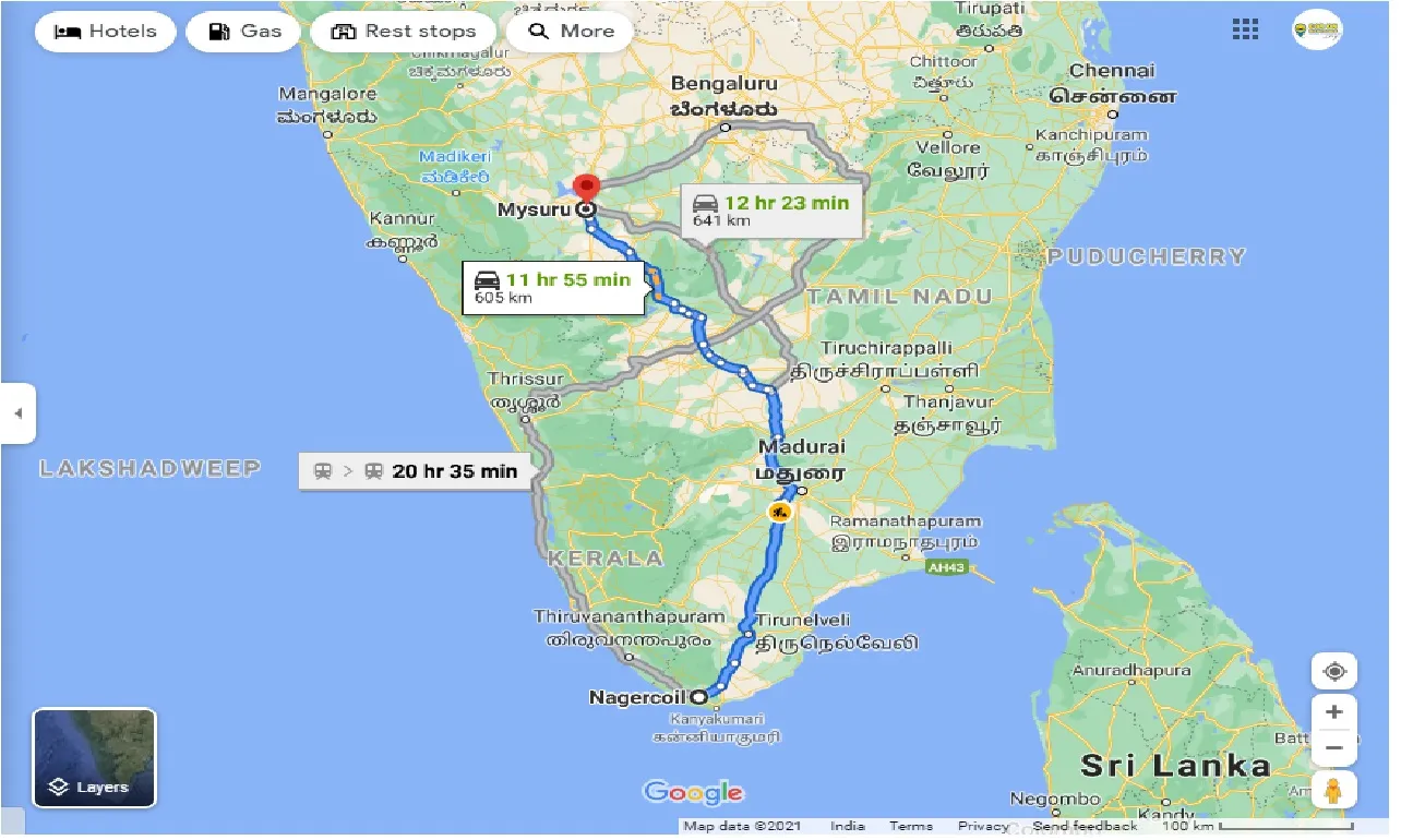 nagercoil-to-mysore-outstation