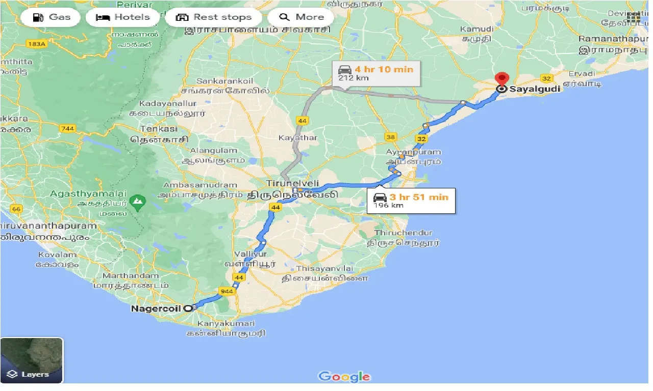 nagercoil-to-sayalgudi-one-way
